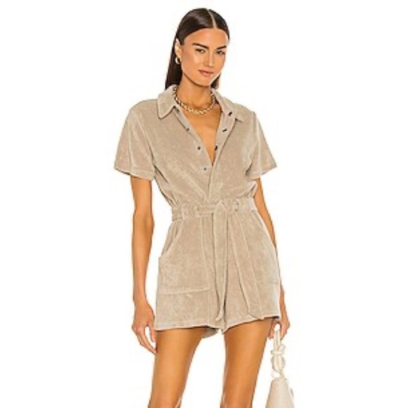 PAM AND GELA TOWEL ROMPER SMALL - Picture 1 of 5